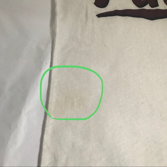 PINK Tee Shirt XS black, white and Maroon logo - Picture 4 of 5